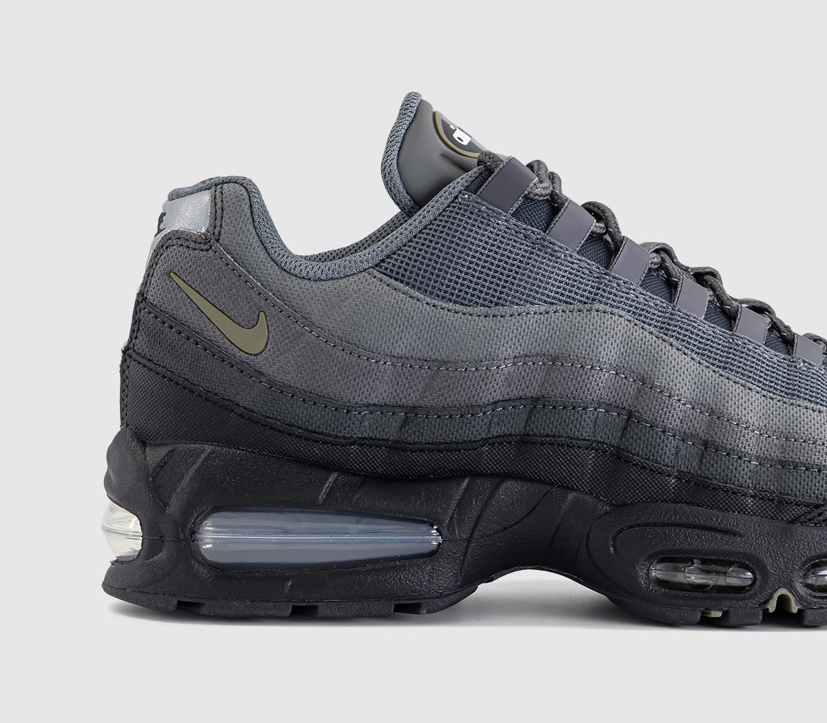 NikeAir Max 95 TrainersIron Grey Medium Olive Black Iron Ore