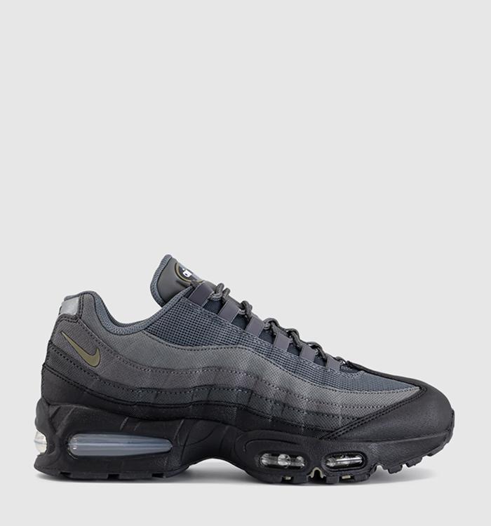 Nike Air Max 95 Trainers Iron Grey Medium Olive Black Iron Ore