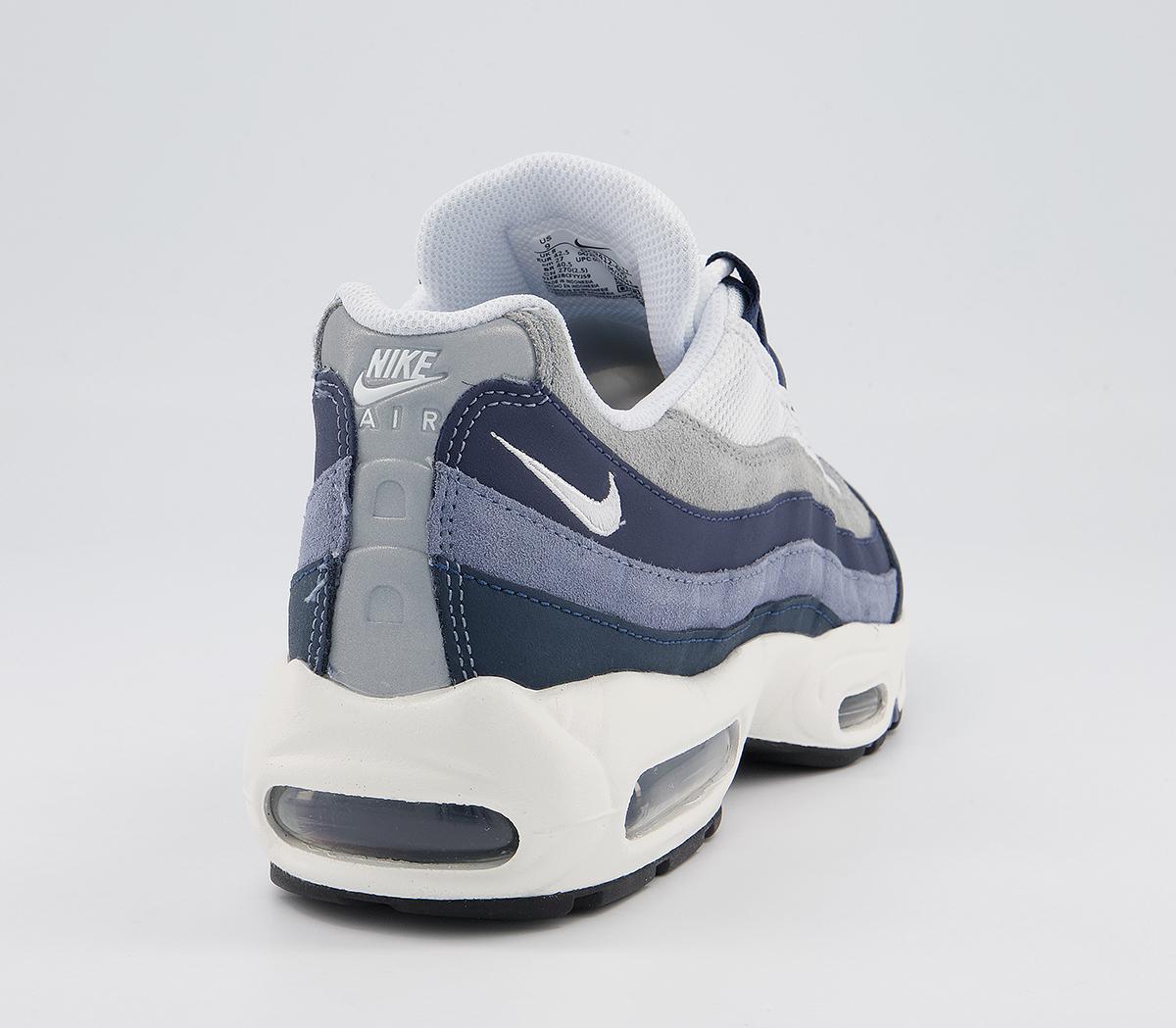 Nike Air Max 95 Trainers Nike Air Max 95 Trainers Midnight Navy White Sail Armory Navy