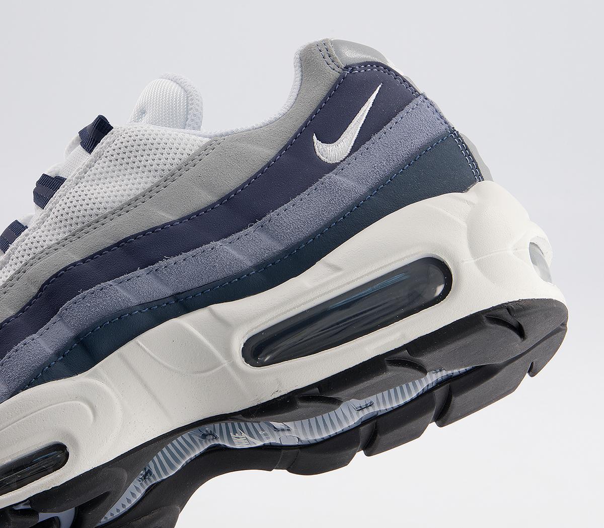 Nike Air Max 95 Trainers Nike Air Max 95 Trainers Midnight Navy White Sail Armory Navy