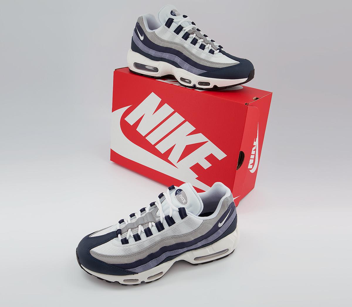 Nike Air Max 95 Trainers Nike Air Max 95 Trainers Midnight Navy White Sail Armory Navy