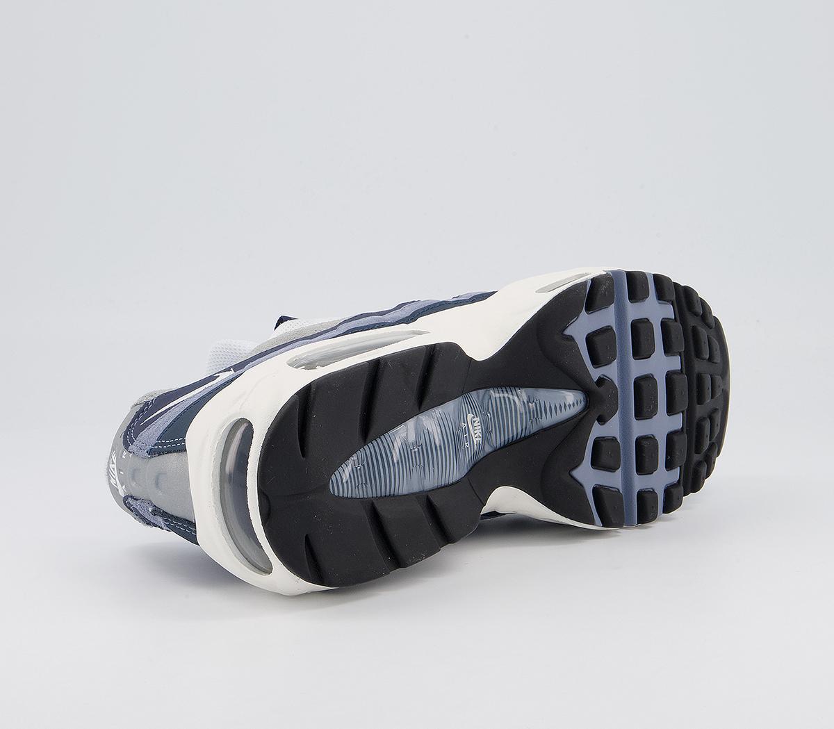 Nike Air Max 95 Trainers Nike Air Max 95 Trainers Midnight Navy White Sail Armory Navy