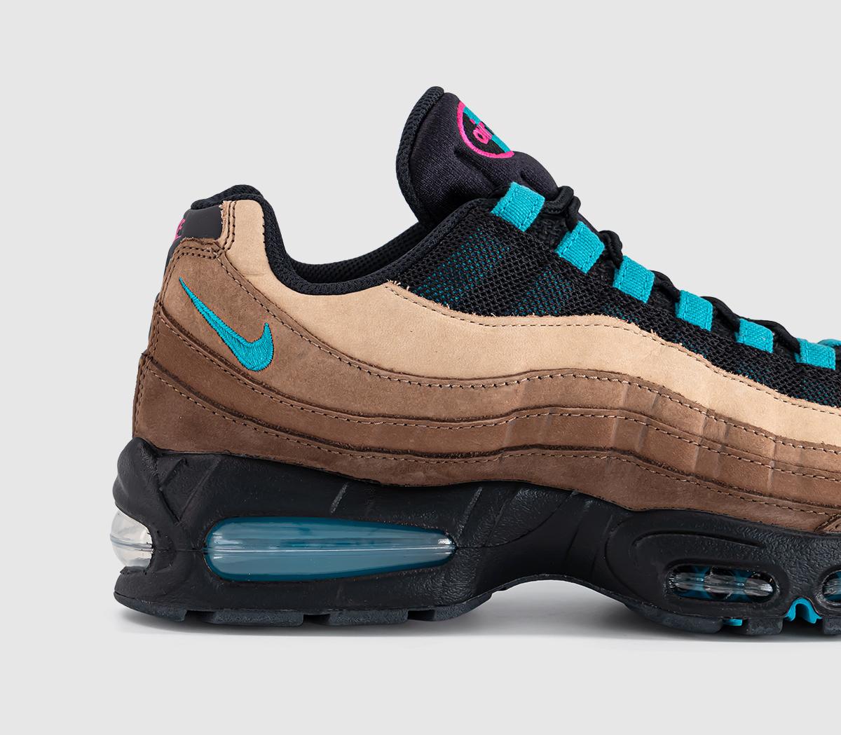 NikeAir Max 95 TrainersCacao Wow Tropical Teal Black Infinite Sable Pink