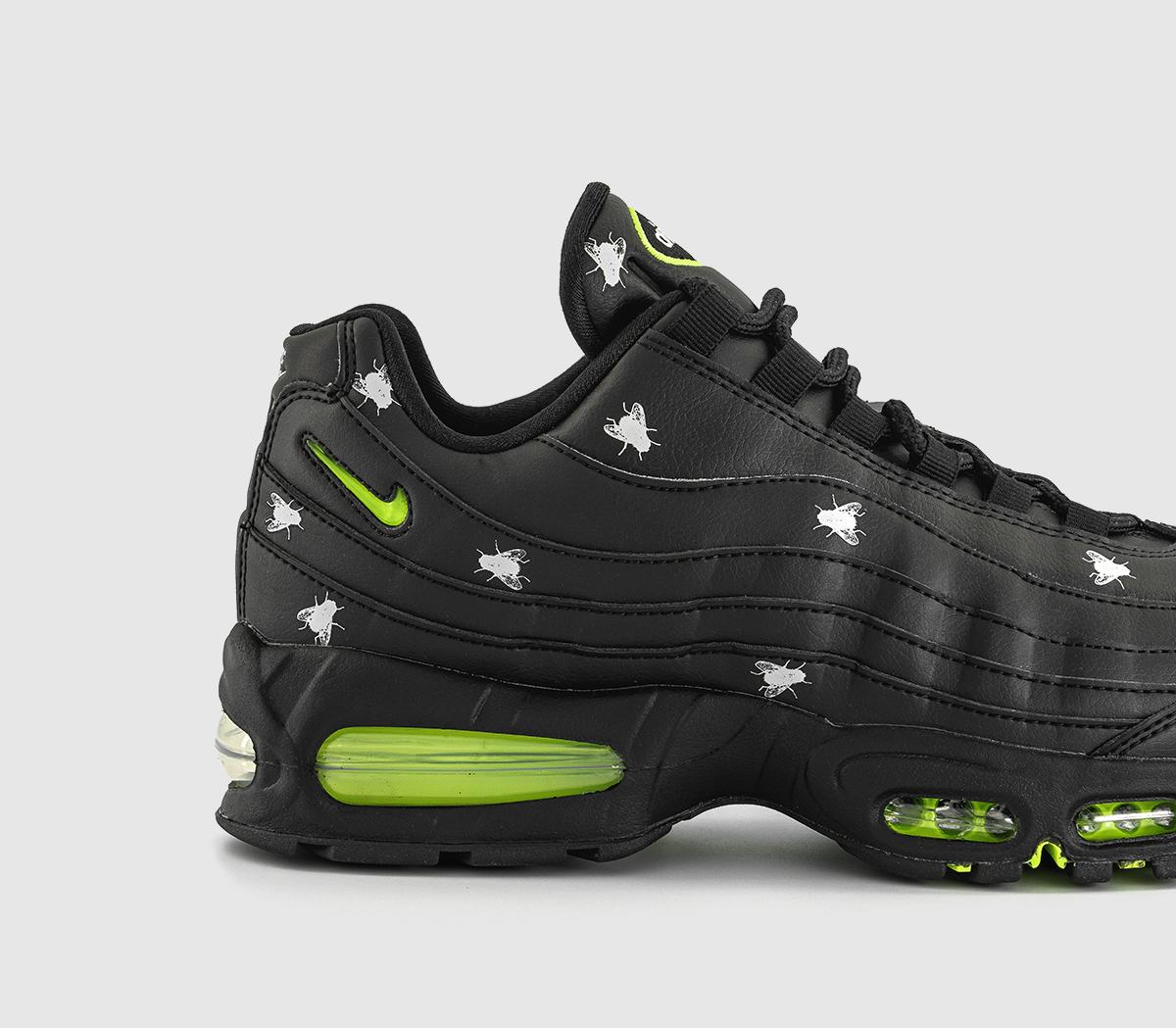 black neon air max 95