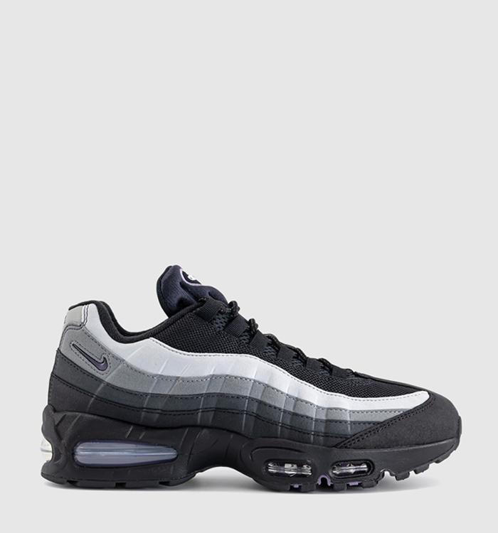 Nike Air Max 95 Trainers Black Canyon Purple Dark Smoke Grey