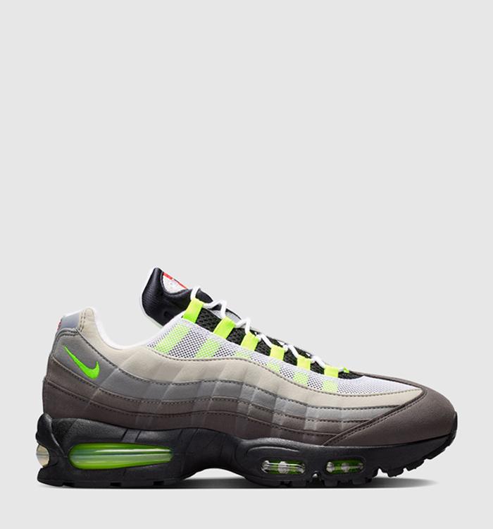 Nike Air Max 95 Trainers Black Volt White