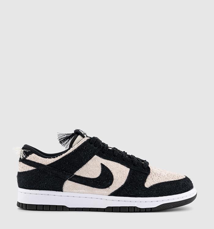 Nike Dunk Low Trainers White Black Black