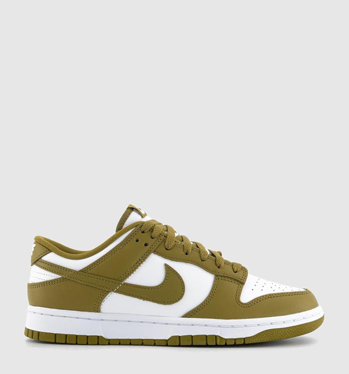 Nike Dunk Low Trainers White Pacific Moss