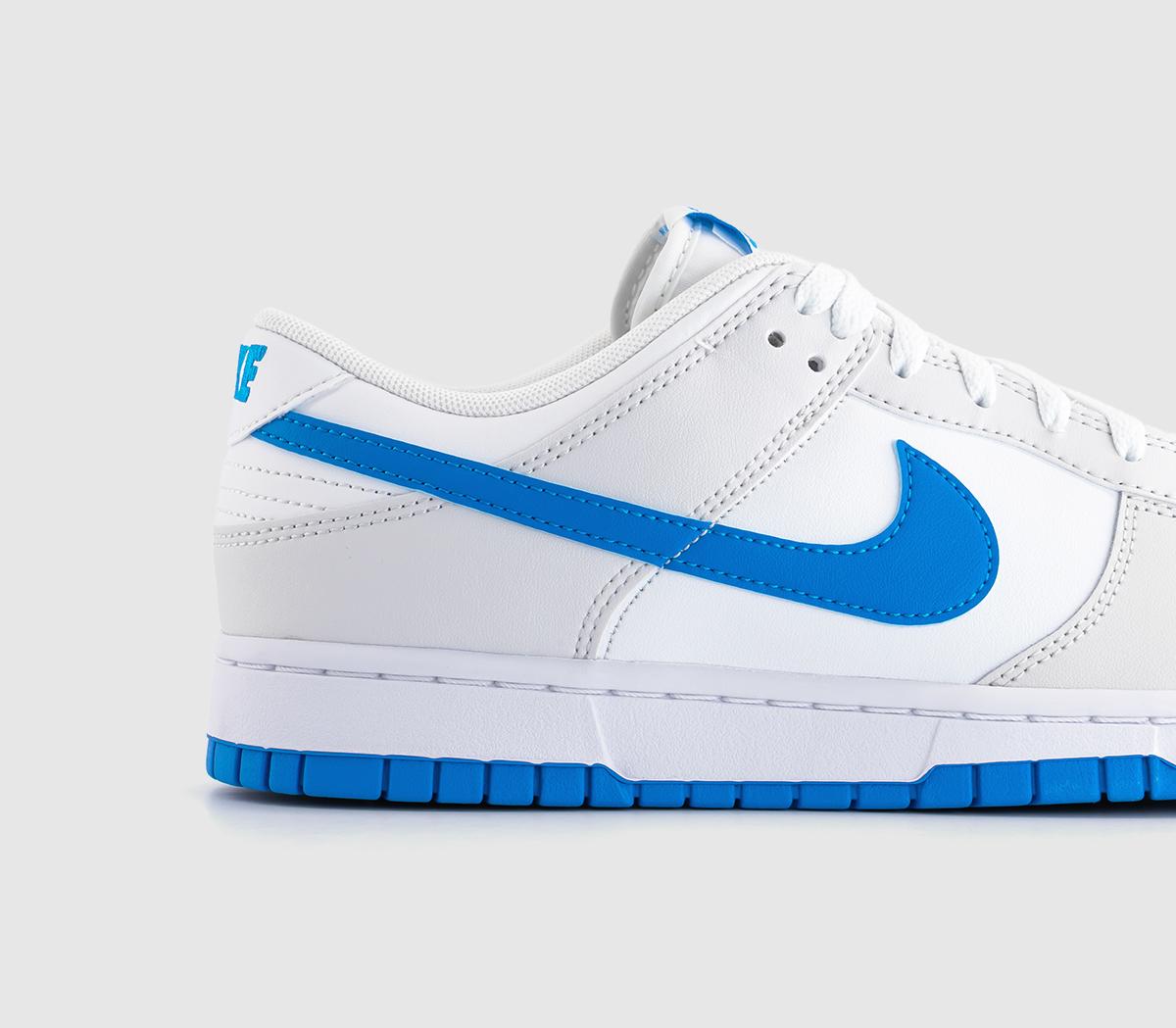 NikeDunk Low Trainers NikeDunk Low TrainersSummit White Photo Blue Platinum Tin