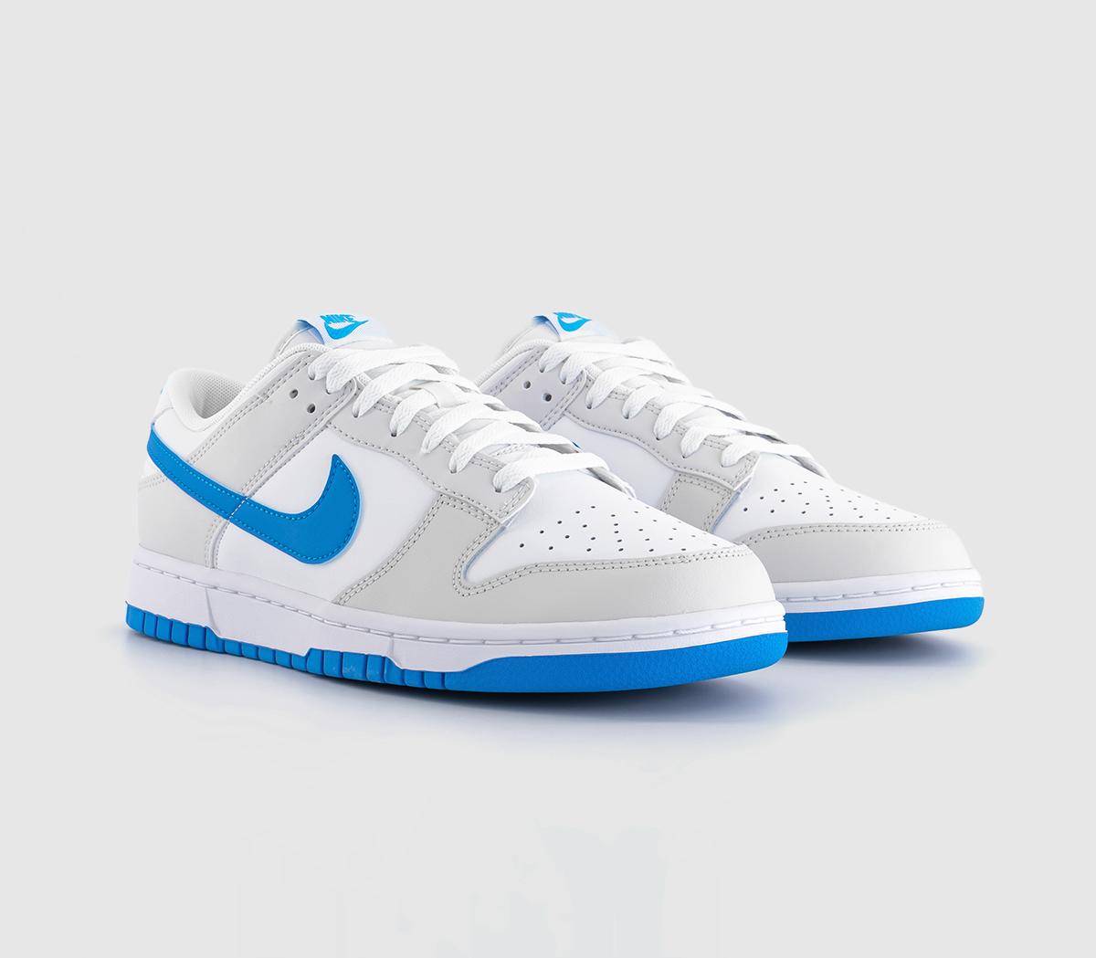 NikeDunk Low Trainers NikeDunk Low TrainersSummit White Photo Blue Platinum Tin