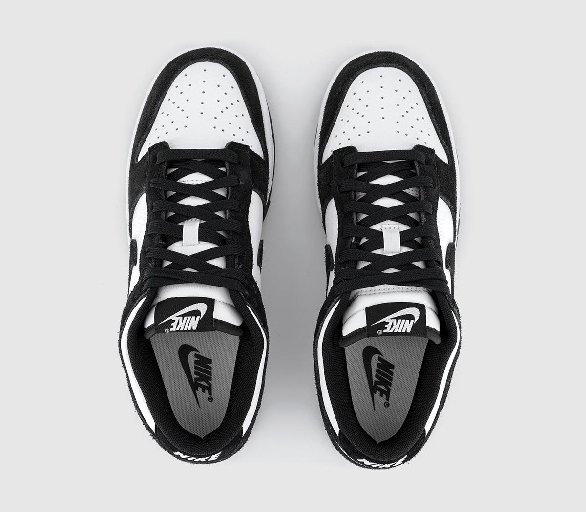 Nike Dunk Low Trainers Nike Dunk Low Trainers White Black White Suede