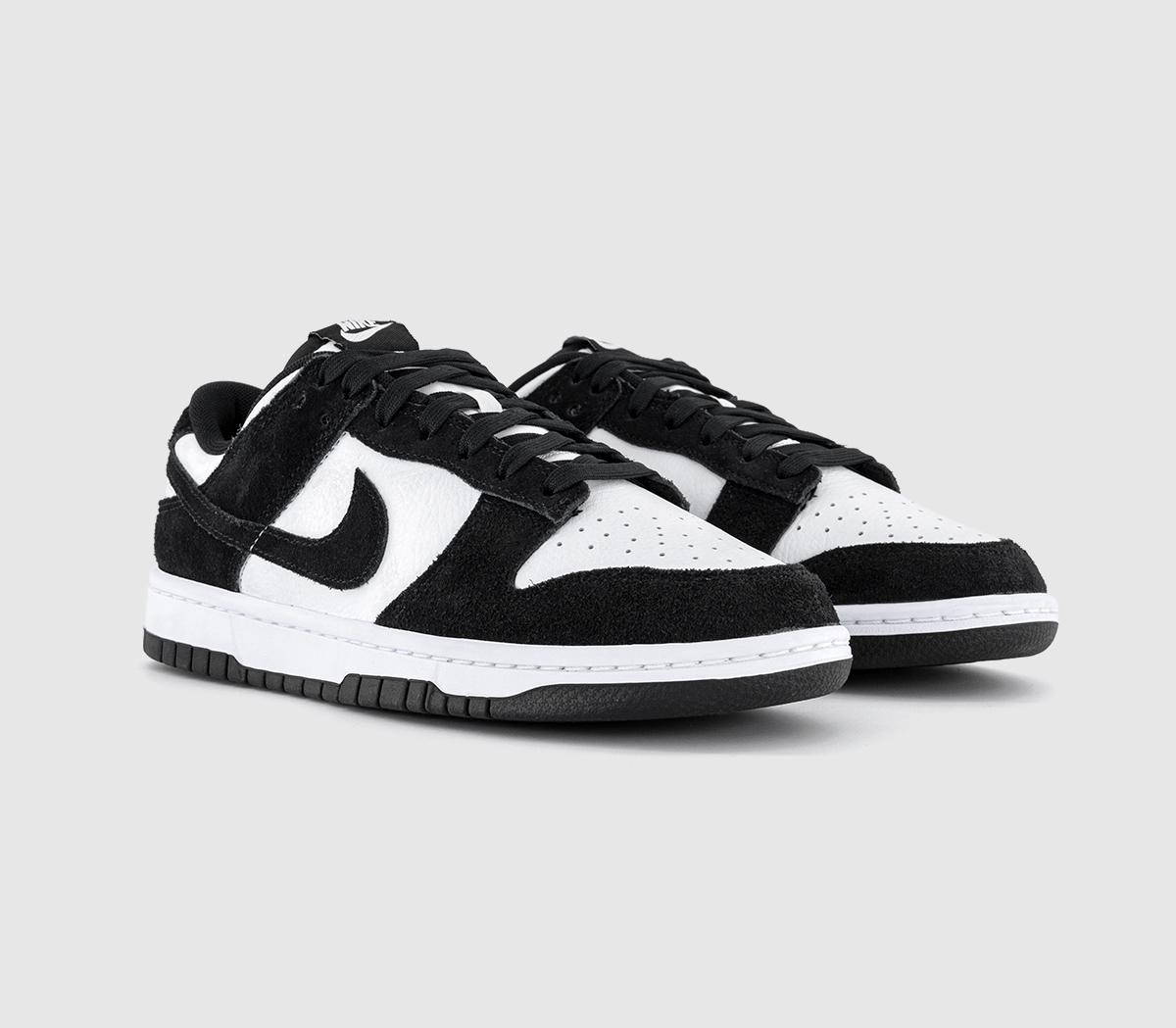 Nike Dunk Low Trainers Nike Dunk Low Trainers White Black White Suede