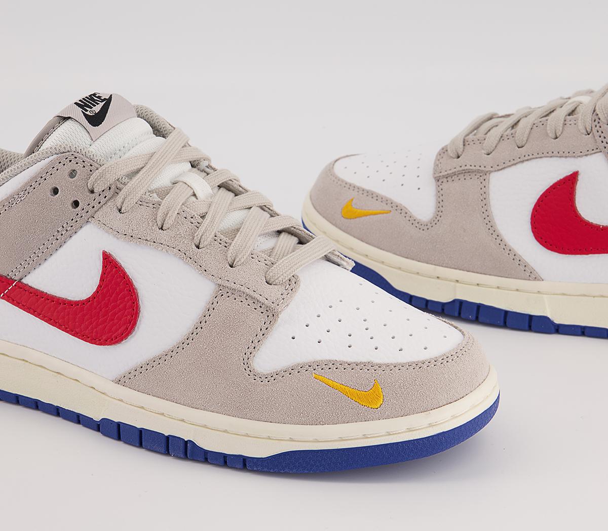 Nike Dunk Low Trainers Nike Dunk Low Trainers Light Iron Ore Univ Red White Game Royal Malachite