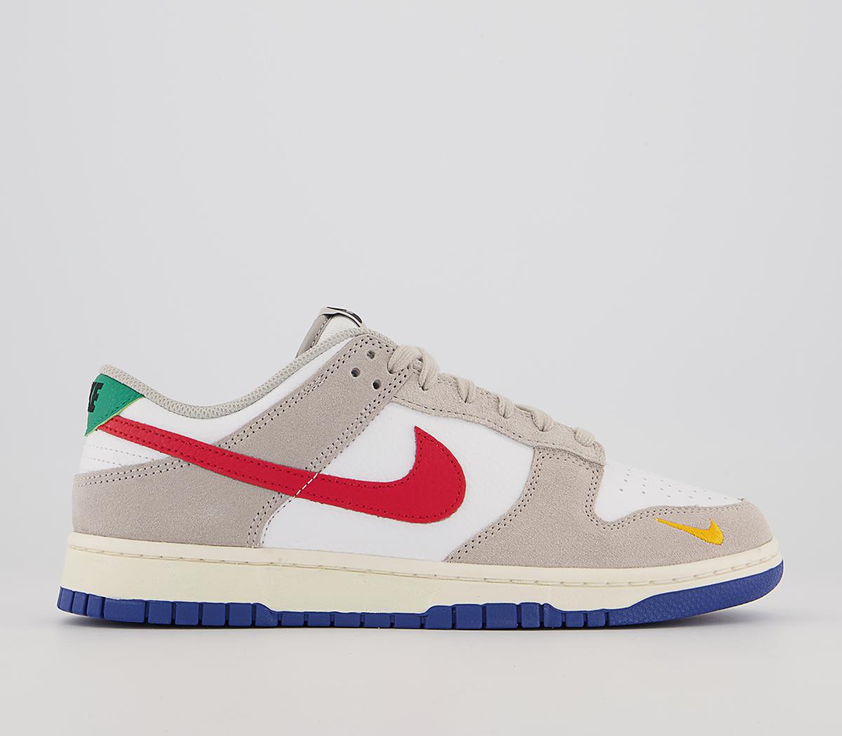 NikeDunk Low Trainers NikeDunk Low Trainers Light Iron Ore Univ Red White Game Royal Malachite