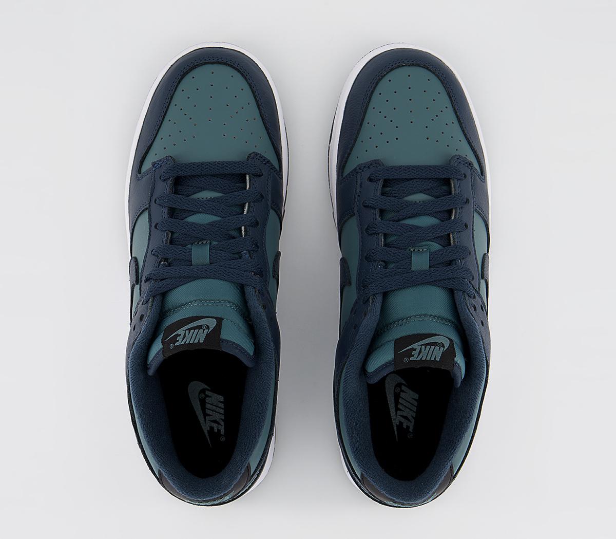 NikeDunk Low TrainersMineral Slate Armoury Navy Black White