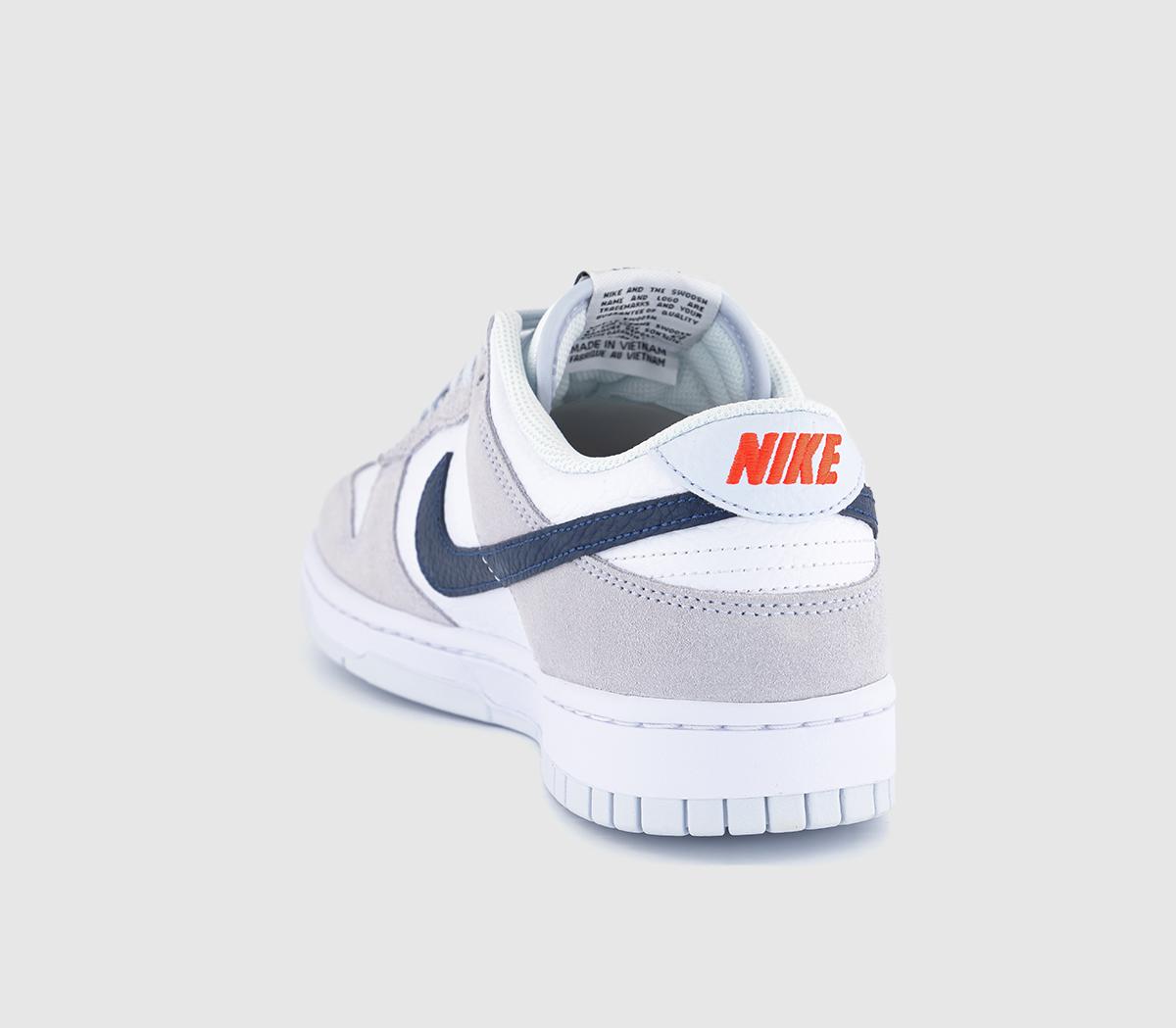 NikeDunk Low TrainersFootball Grey Midnight Navy White