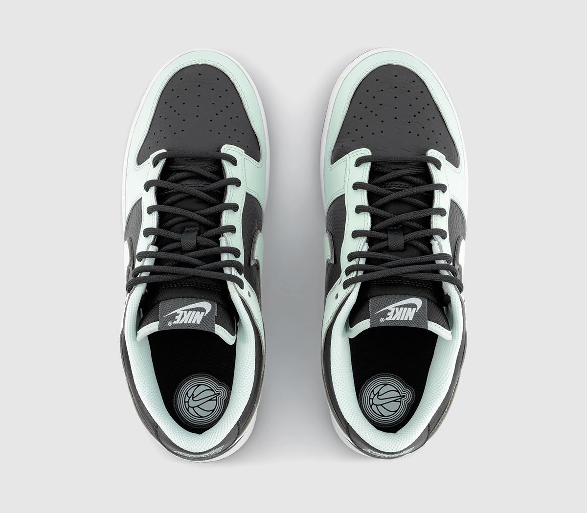 NikeDunk Low TrainersDark Smoke Grey Barely Green White