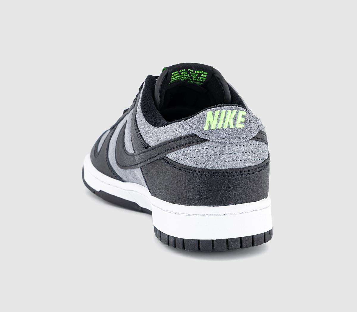 NikeDunk Low TrainersCool Grey Black Volt