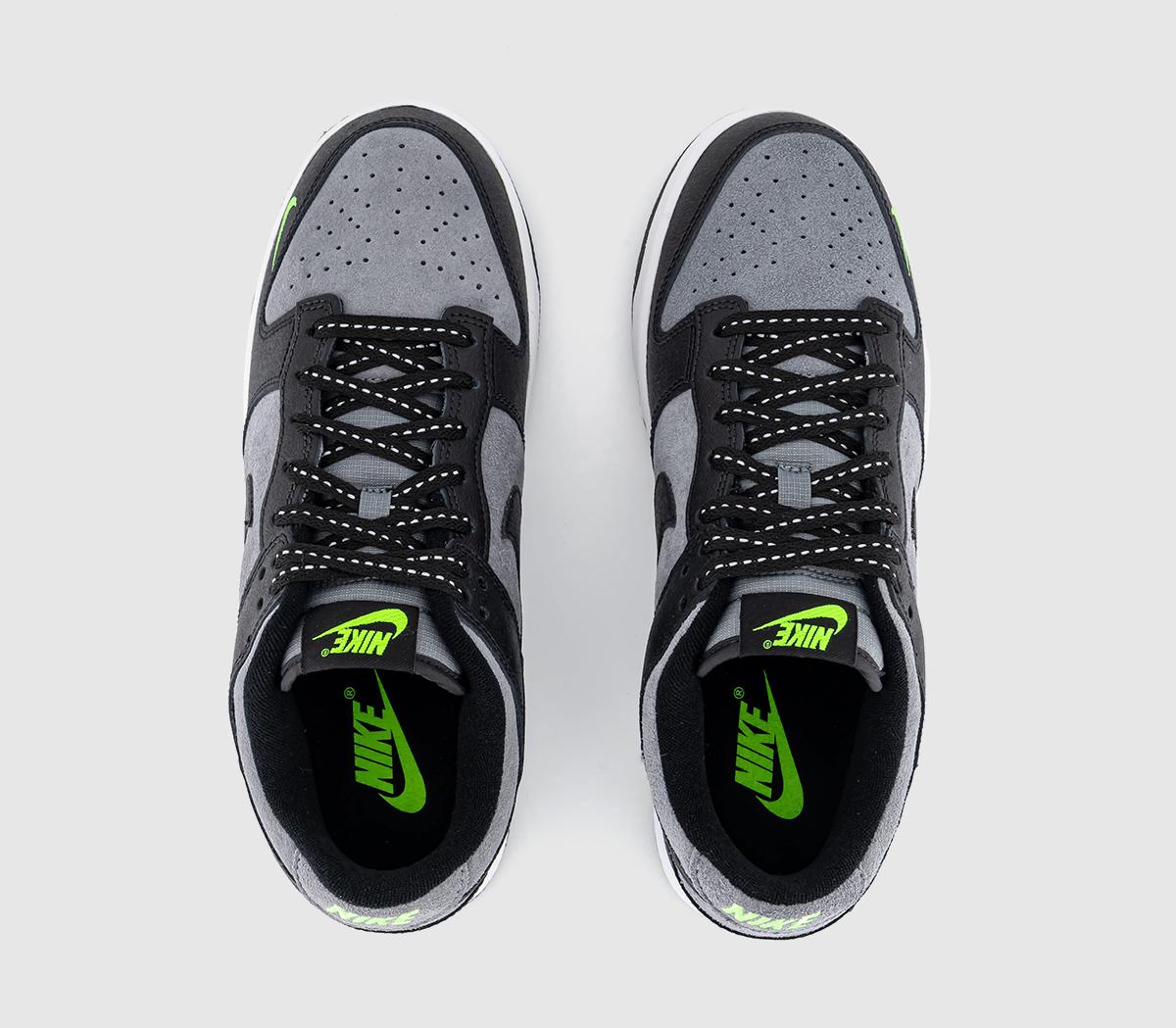 NikeDunk Low TrainersCool Grey Black Volt