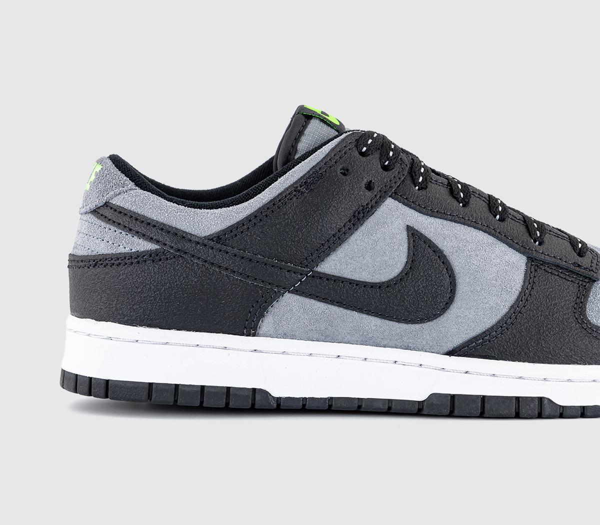 NikeDunk Low TrainersCool Grey Black Volt
