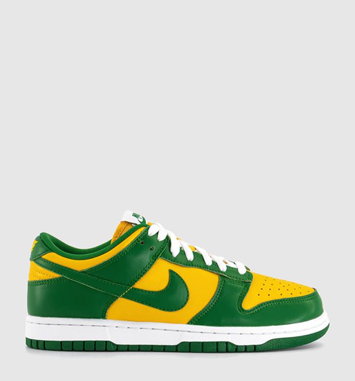 Nike Dunk Low Trainers Varsity Maize Pine Green White