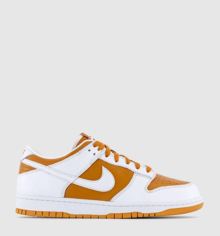 Nike Dunk Low Trainers Dark Curry White