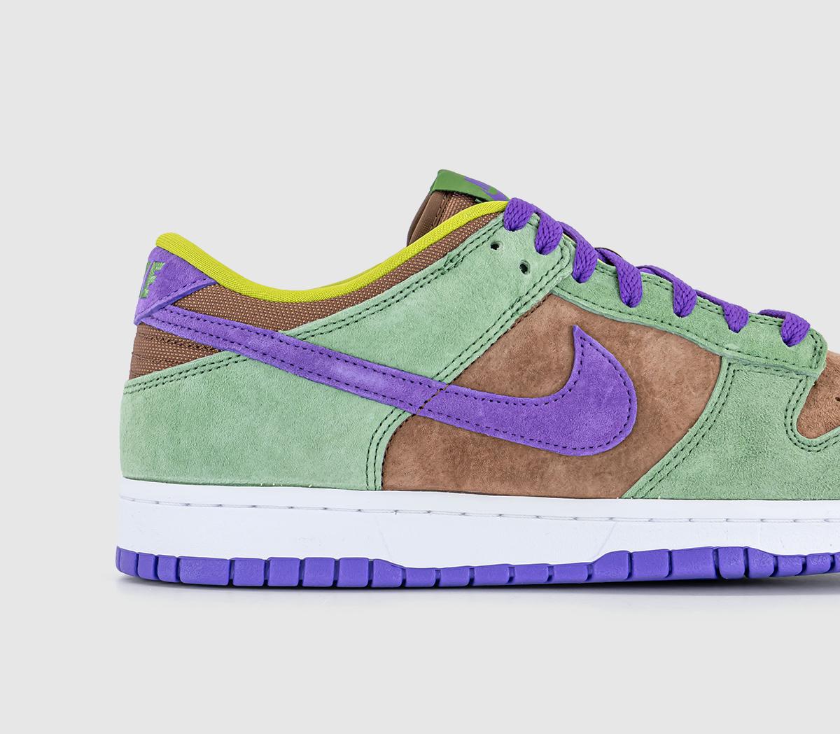 NikeDunk Low TrainersVeneer Deep Purple Autumn Green