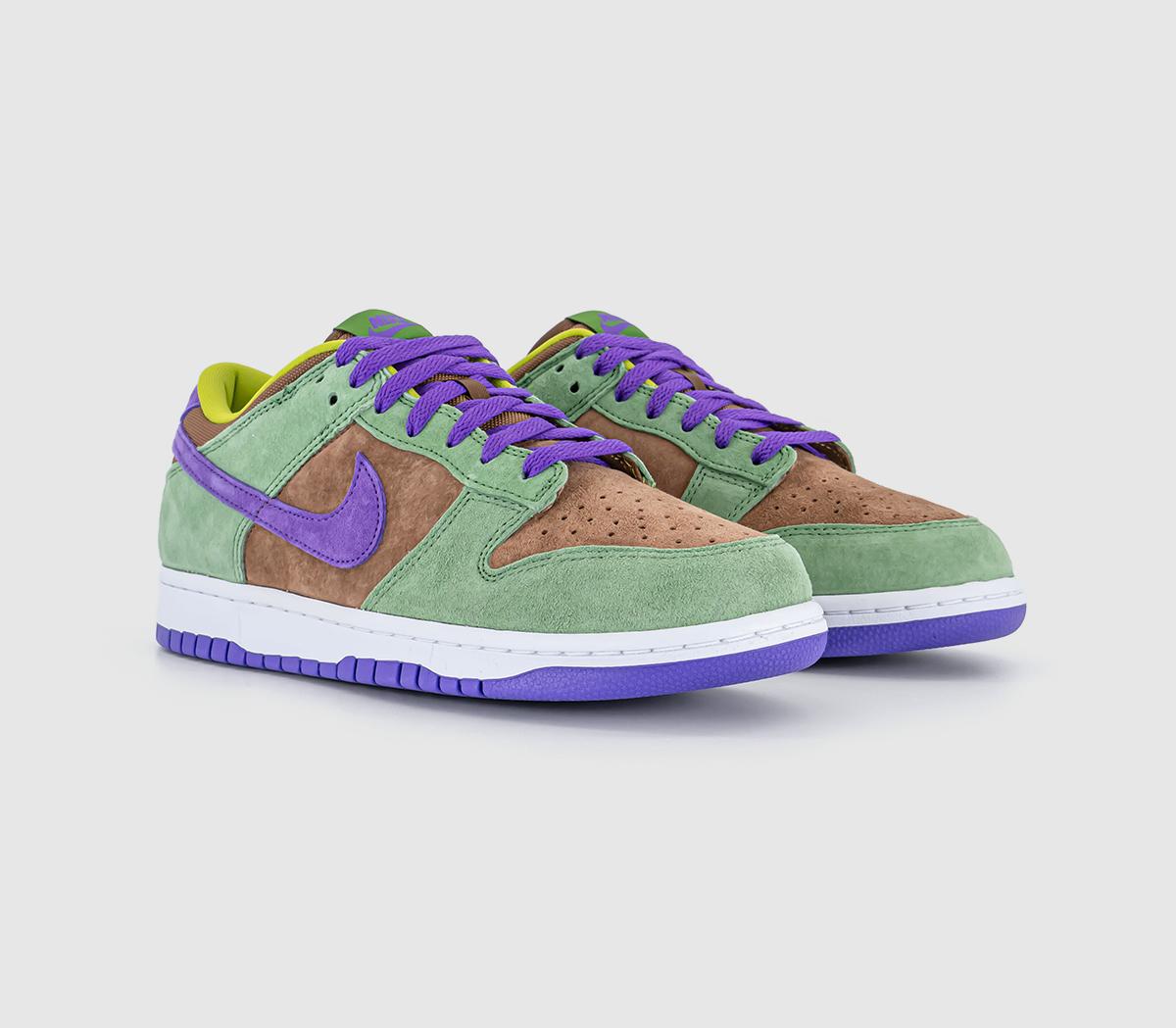 NikeDunk Low TrainersVeneer Deep Purple Autumn Green