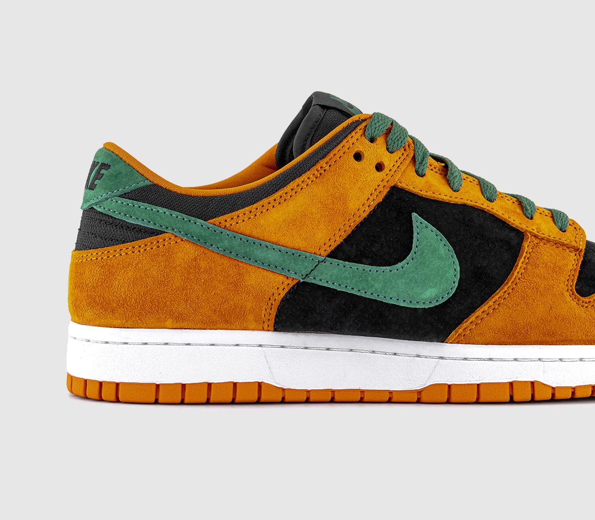 nike dunk low black and nori