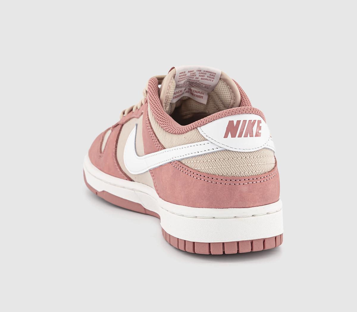 NikeDunk Low TrainersRed Stardust Summit White Sanddrift
