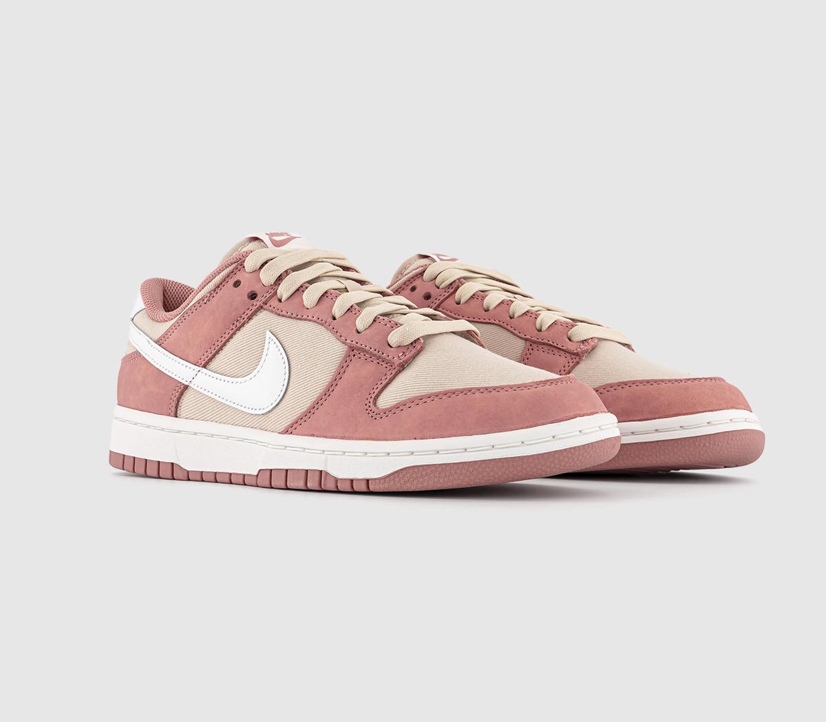 NikeDunk Low TrainersRed Stardust Summit White Sanddrift