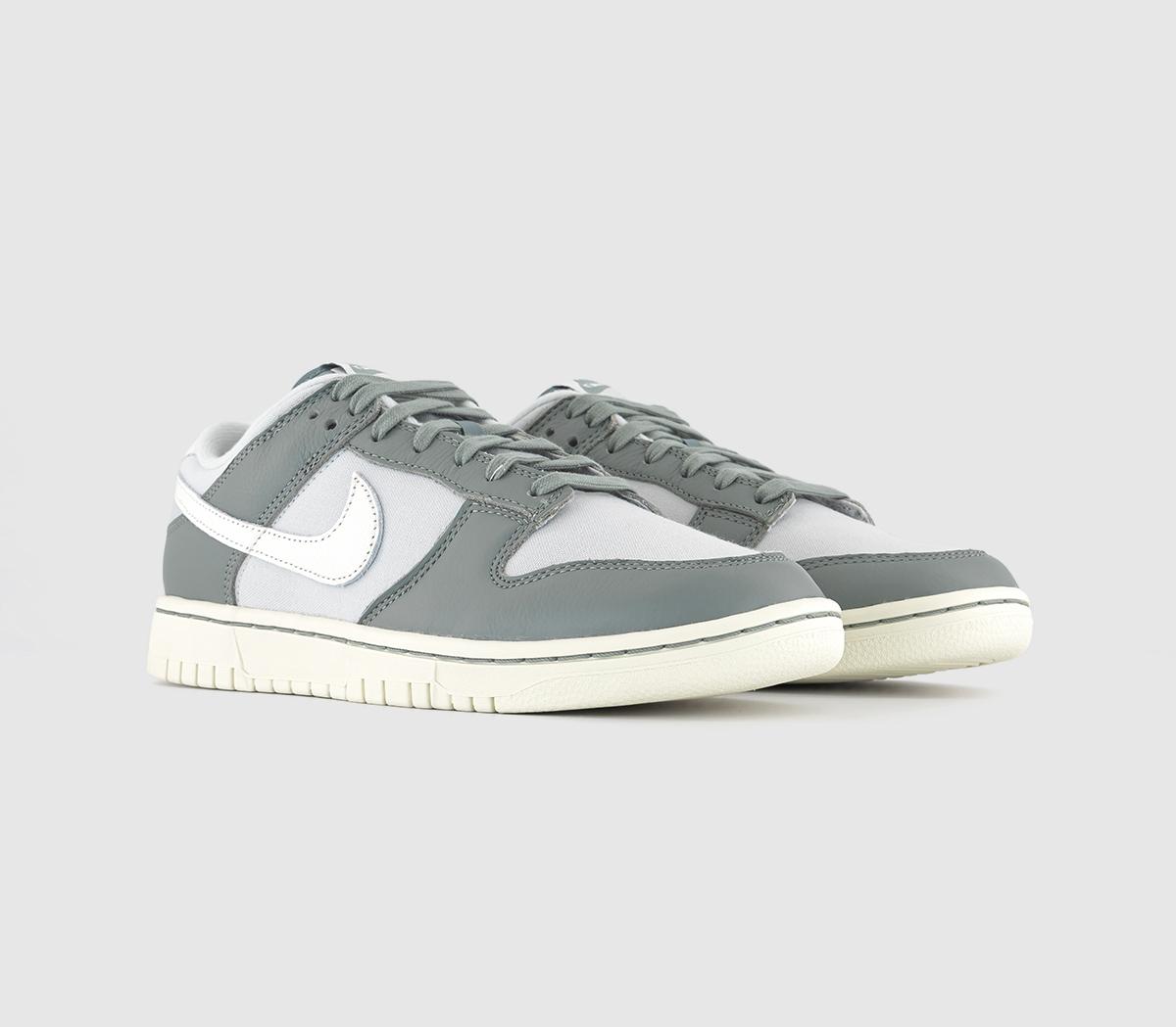 NikeDunk Low Trainers Mica Green Sail Photon Dust