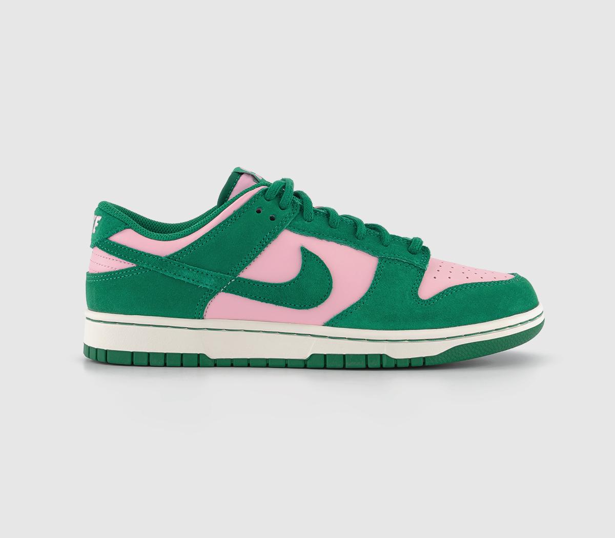 Nike Dunk Low Trainers Medium Soft Pink Malachite Sail Women s Trainers