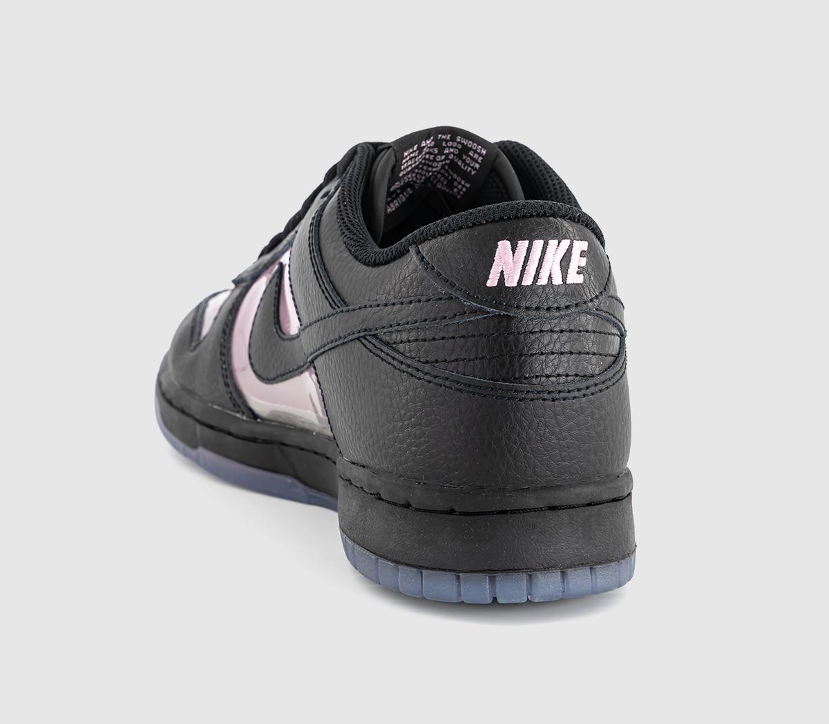 NikeDunk Low Trainers Pink Rise Black Black