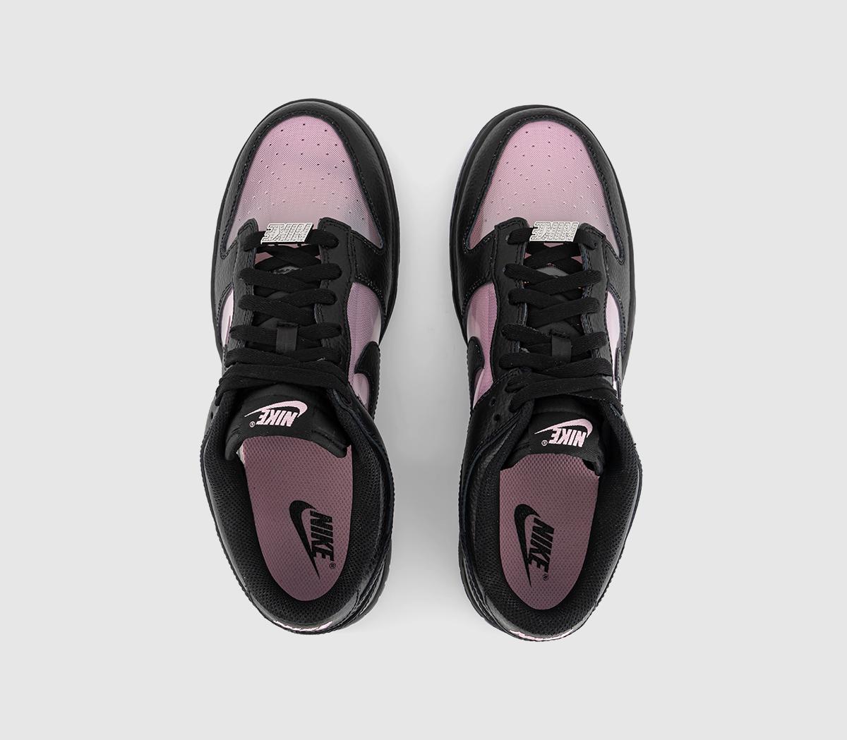 NikeDunk Low Trainers Pink Rise Black Black