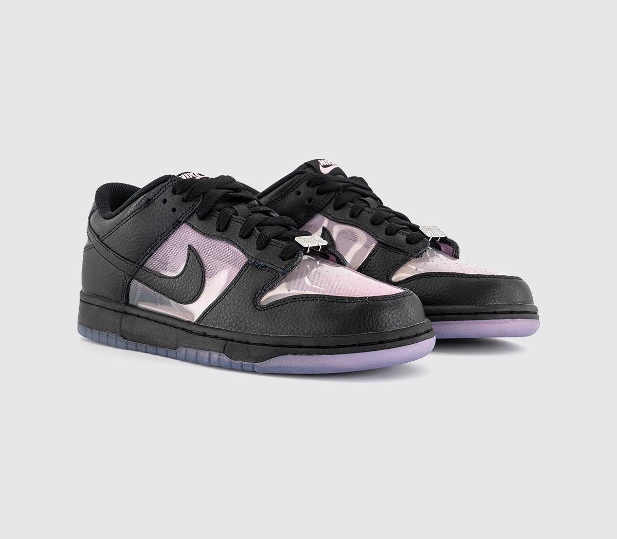 NikeDunk Low Trainers Pink Rise Black Black