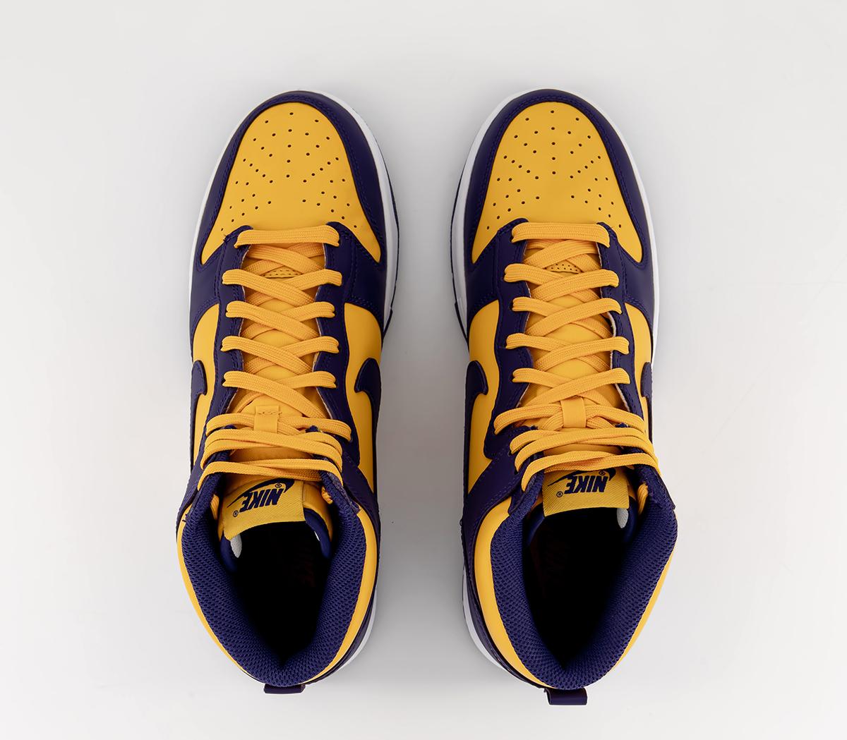NikeDunk Hi TrainersCourt Purple Court Purple Univ Gold White