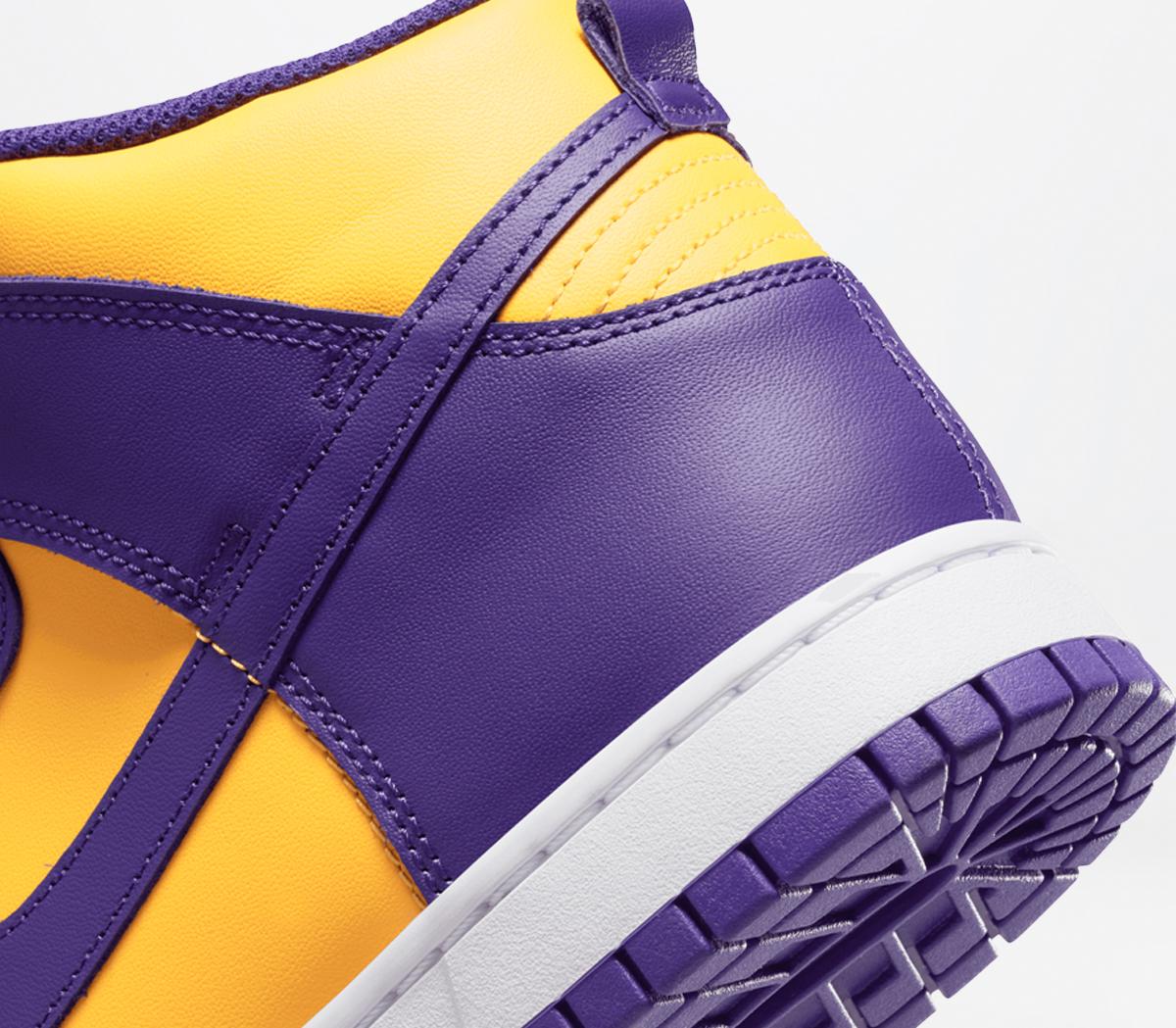 NikeDunk Hi TrainersCourt Purple Court Purple Univ Gold White