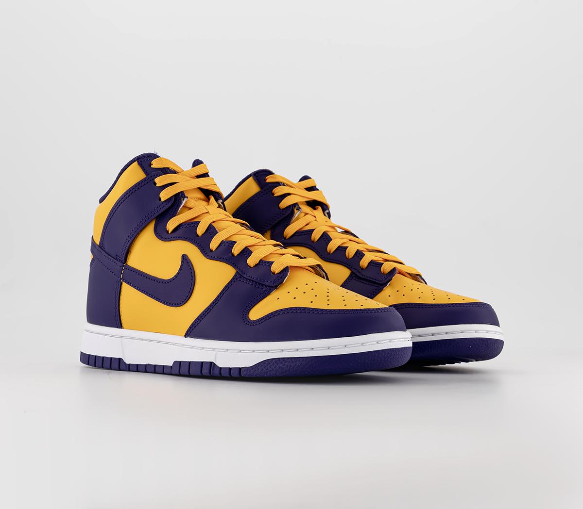 NikeDunk Hi TrainersCourt Purple Court Purple Univ Gold White