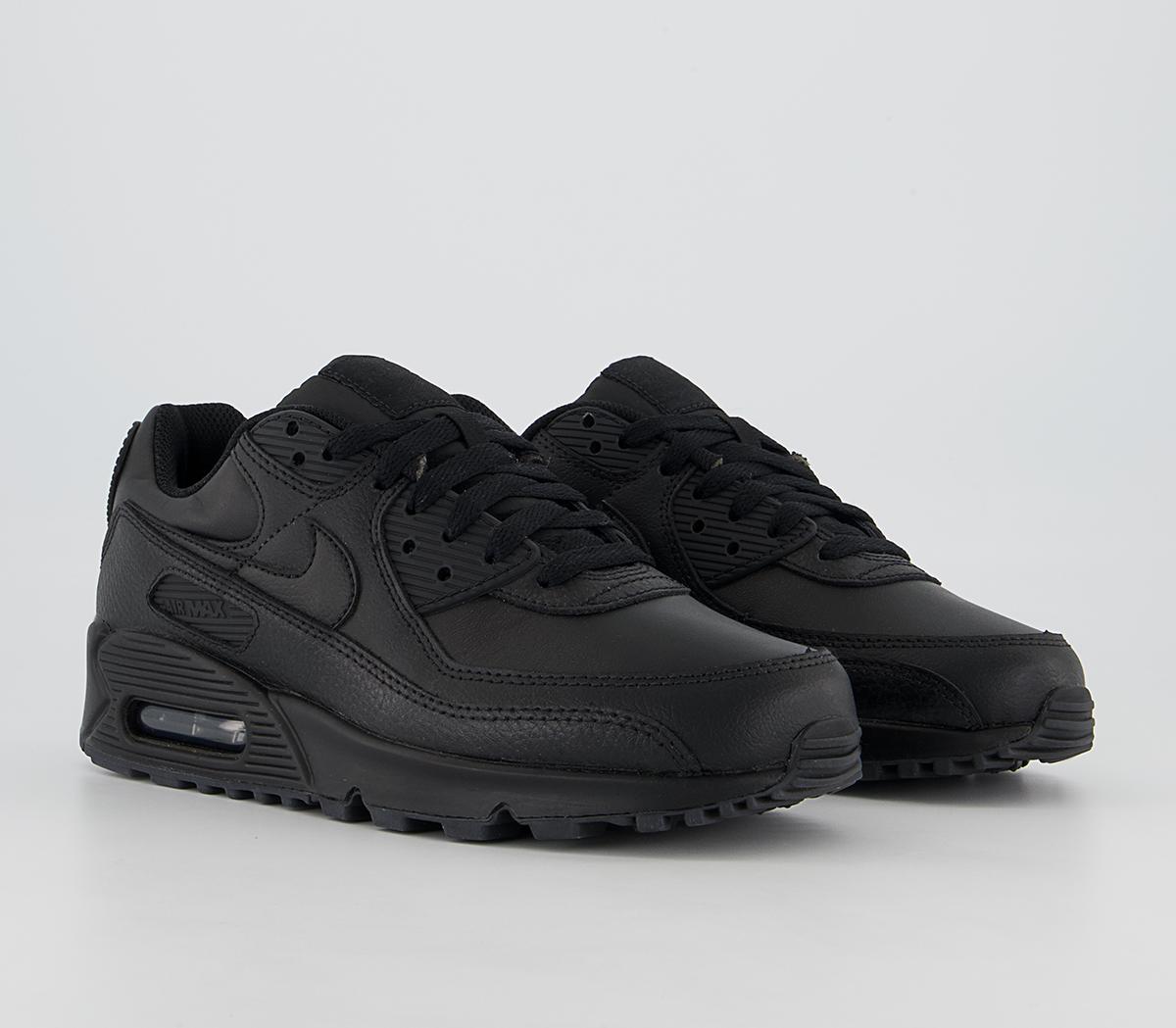 Nike Air Max 90 Trainers Black - Nike Air Max