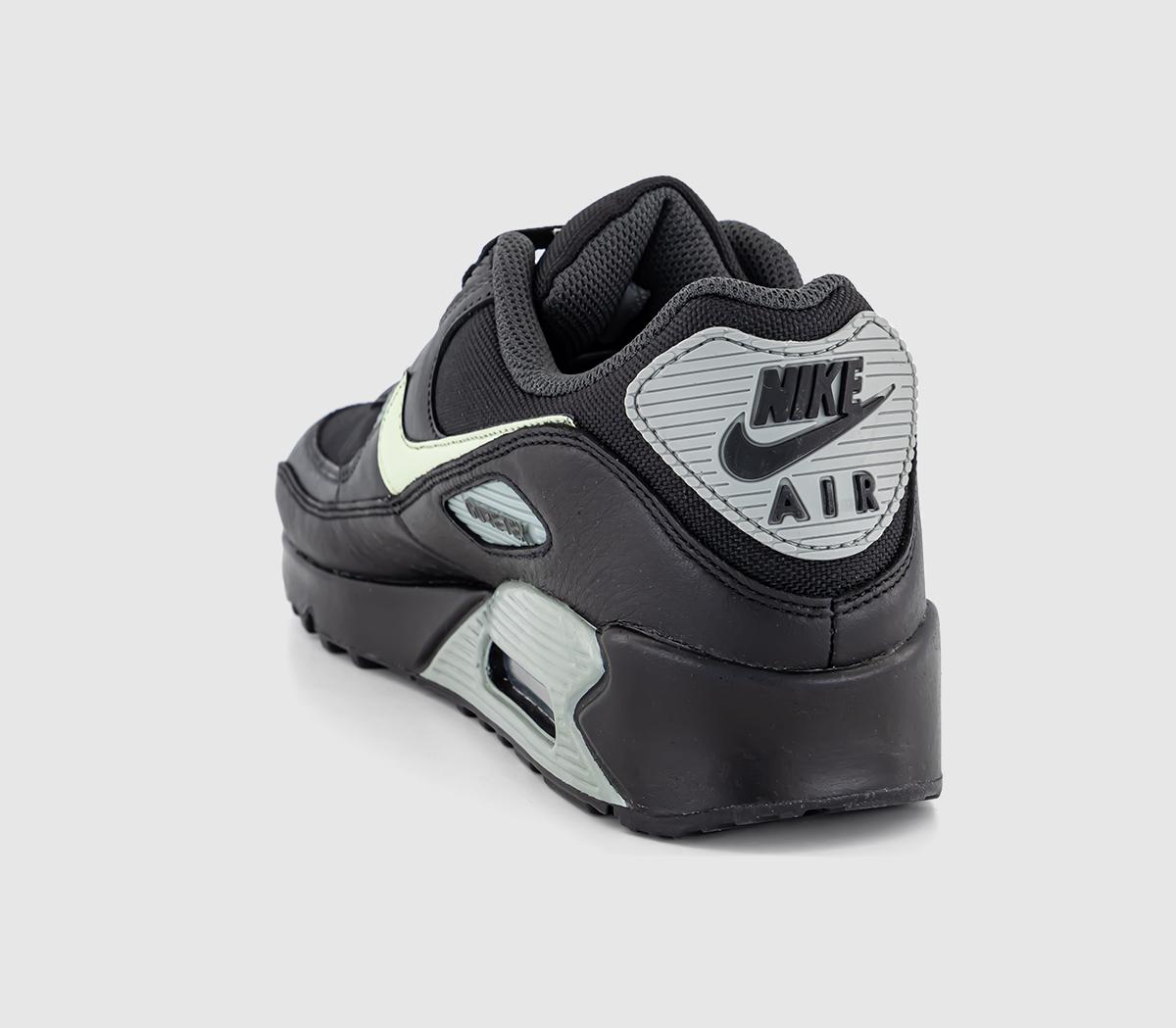 air max 90 trainers black white cool grey anthracite