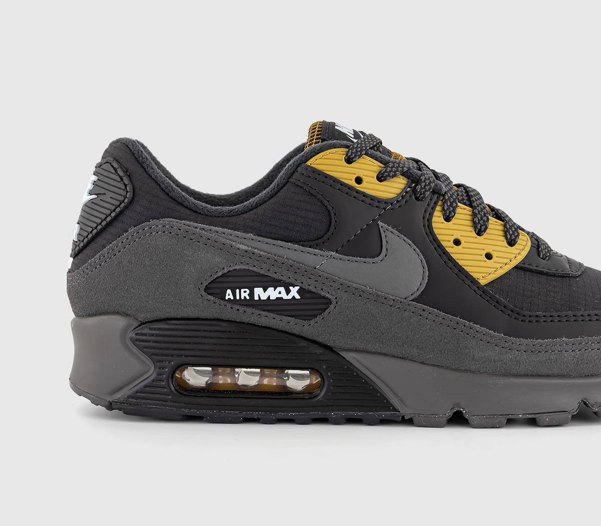 NikeAir Max 90 TrainersBlack Medium Ash Bronzine Blue Tint