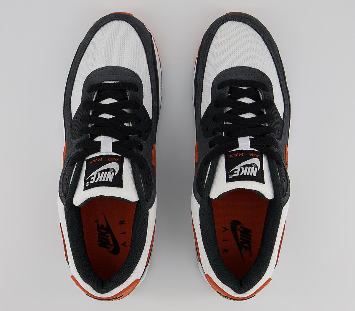 Nike Air Max 90 Trainers Nike Air Max 90 Trainers White Starfish Black Smoke Grey