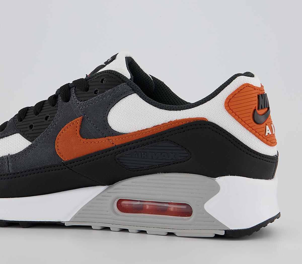 Nike Air Max 90 Trainers Nike Air Max 90 Trainers White Starfish Black Smoke Grey