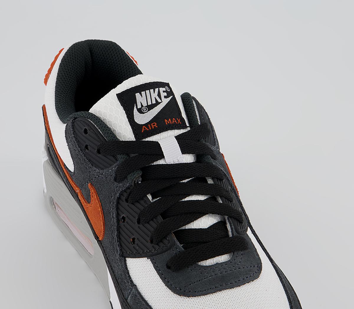 Nike Air Max 90 Trainers Nike Air Max 90 Trainers White Starfish Black Smoke Grey