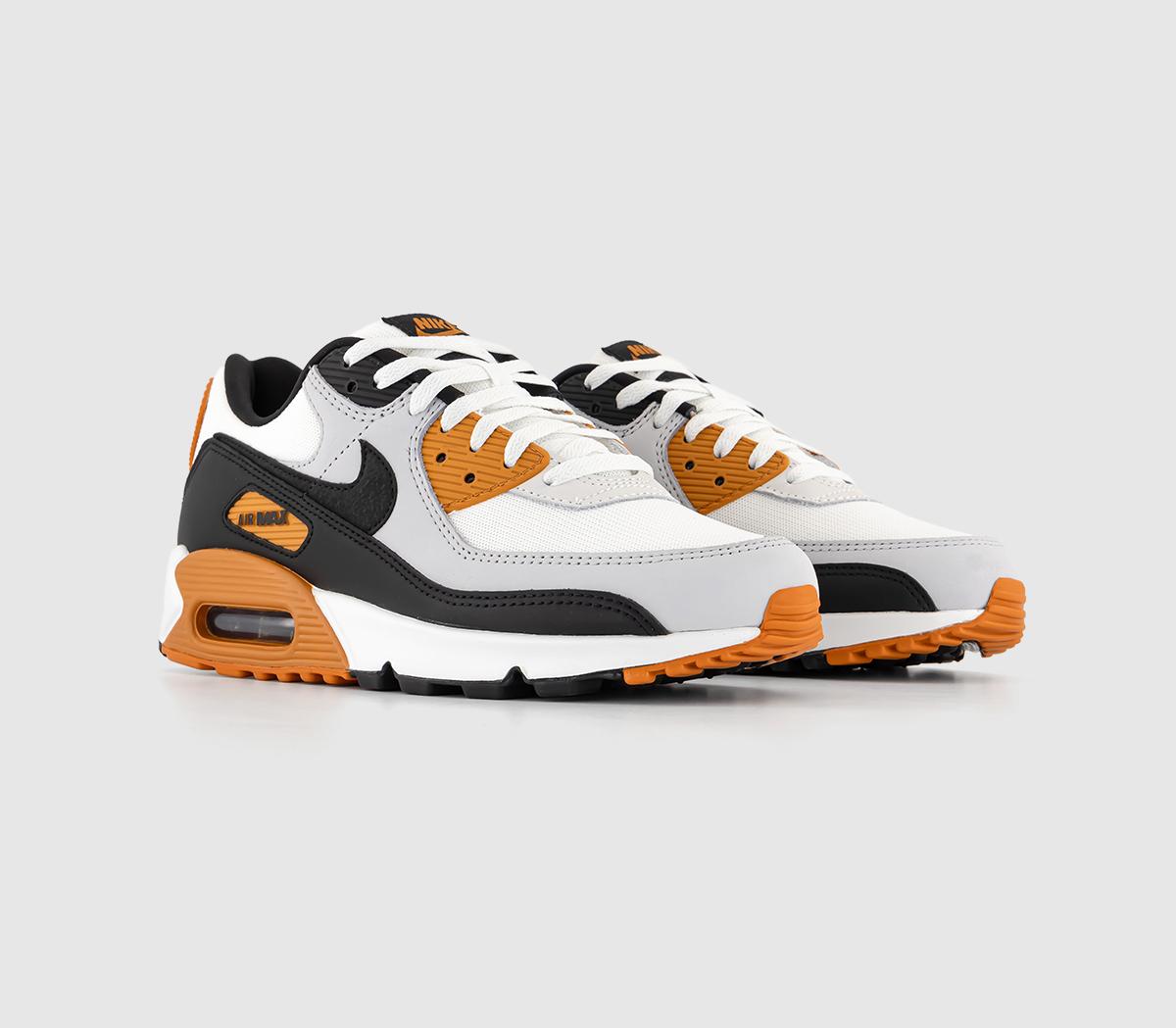 NikeAir Max 90 TrainersPure Platinum Summit White Black Monarch