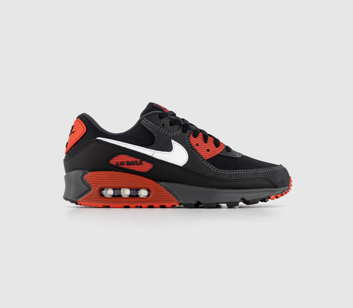 Men's air max shop 270 shoes - black/anthracite/red