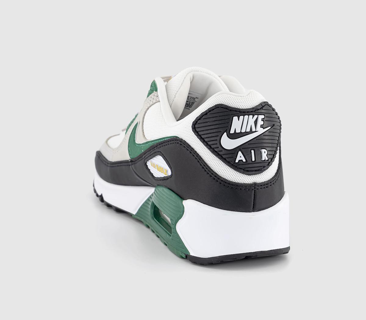 NikeAir Max 90 Trainers NikeAir Max 90 TrainersWhite Malachite Saturn Gold