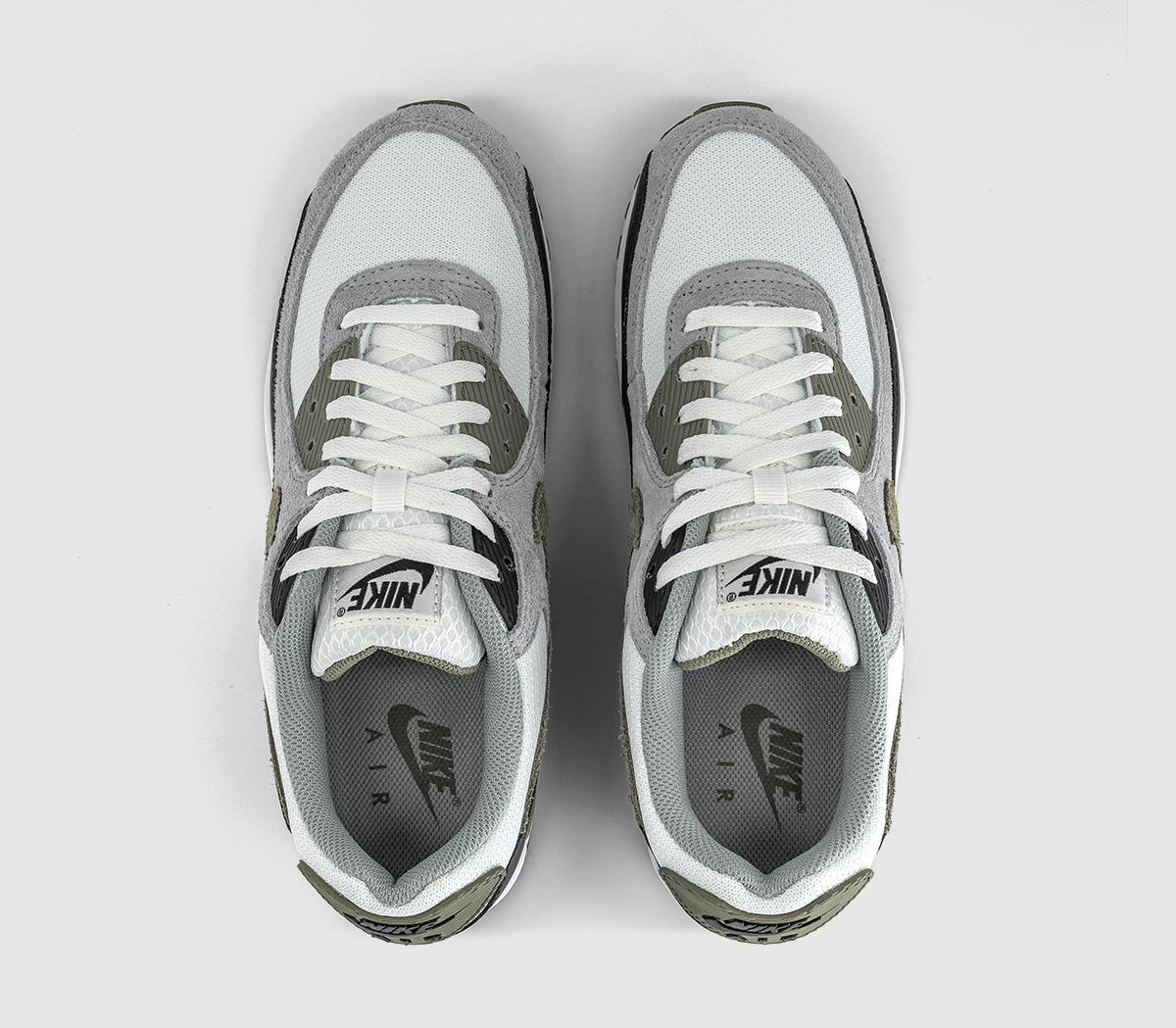 NikeAir Max 90 TrainersSummit White Silver Sage Light Pumice