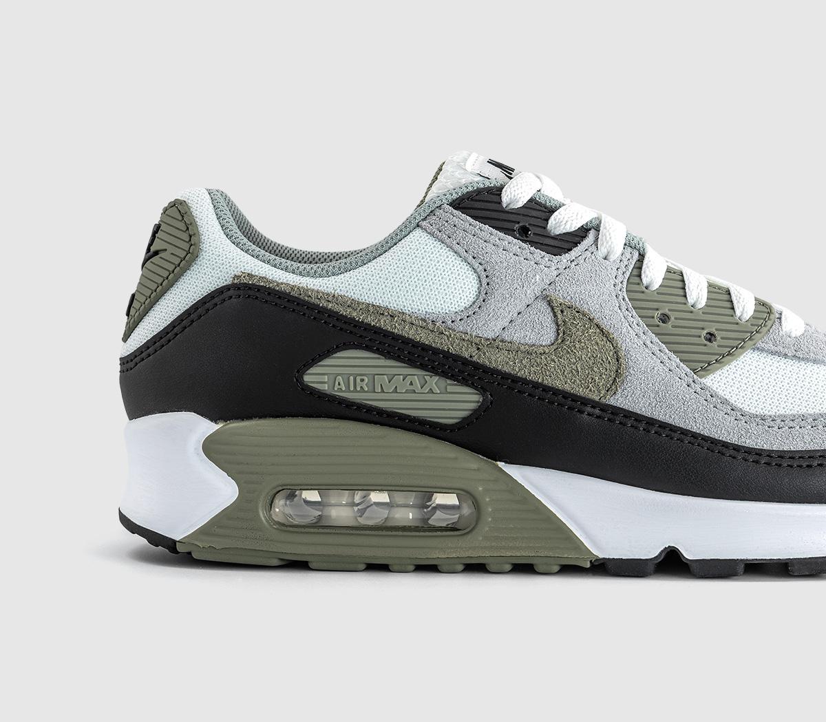 NikeAir Max 90 TrainersSummit White Silver Sage Light Pumice